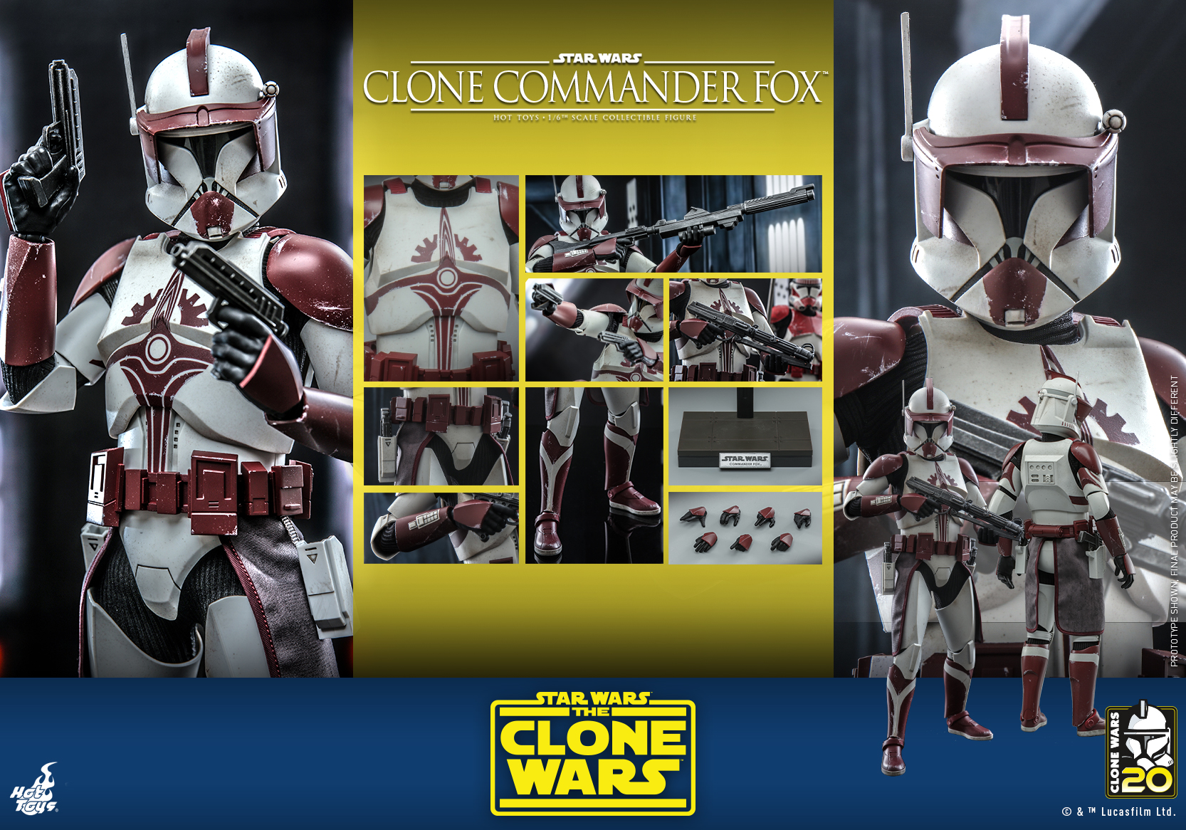 Hot Toys - SWCW - Clone Commander Fox collectible figure_PR15