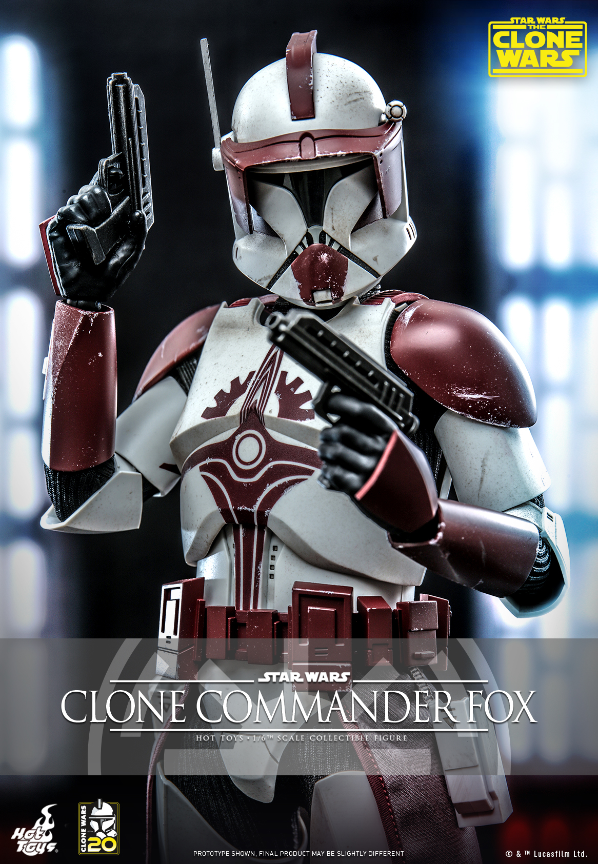 Hot Toys - SWCW - Clone Commander Fox collectible figure_Poster