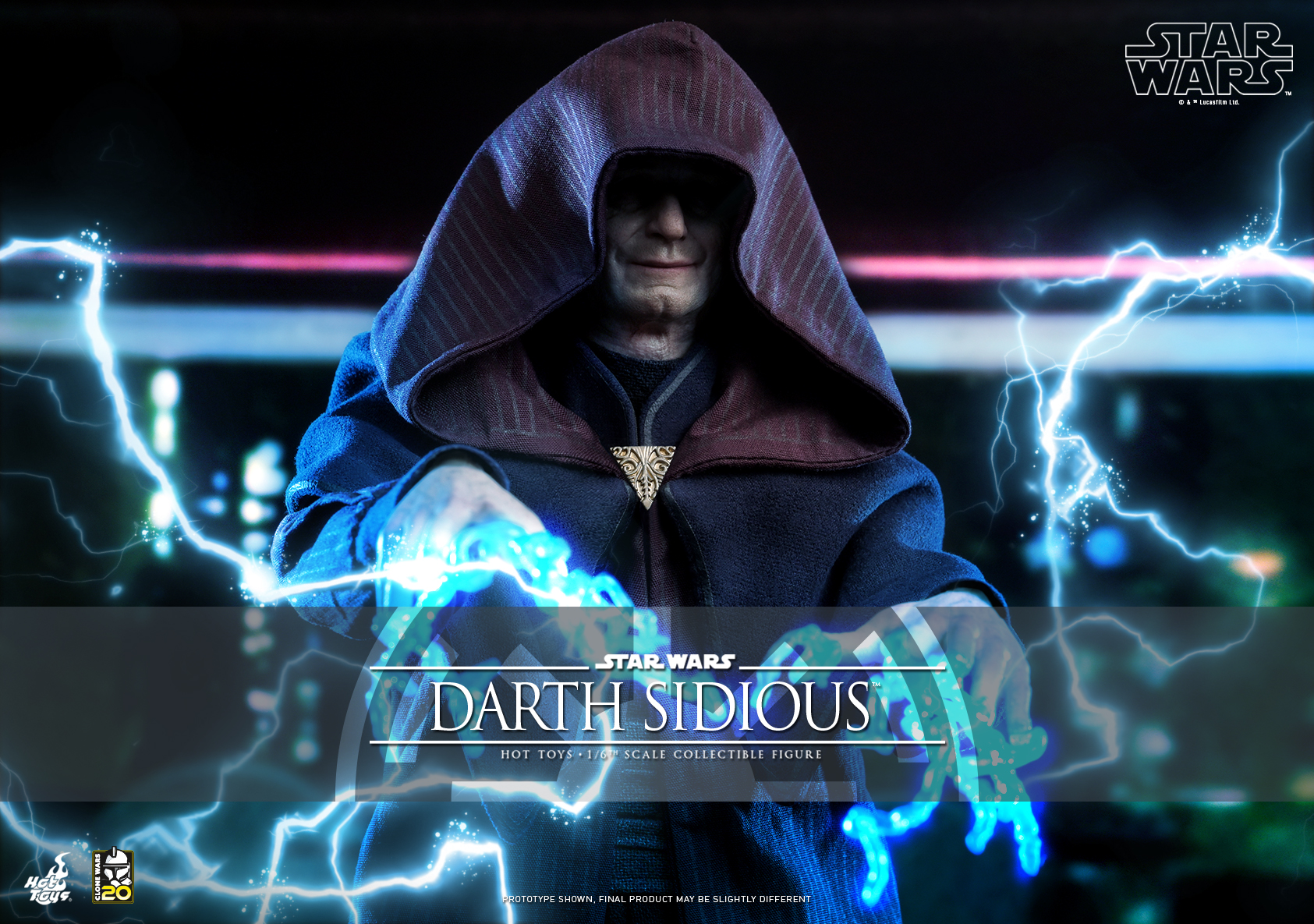 Hot Toys - SWCW - Darth Sidious collectible figure_Poster