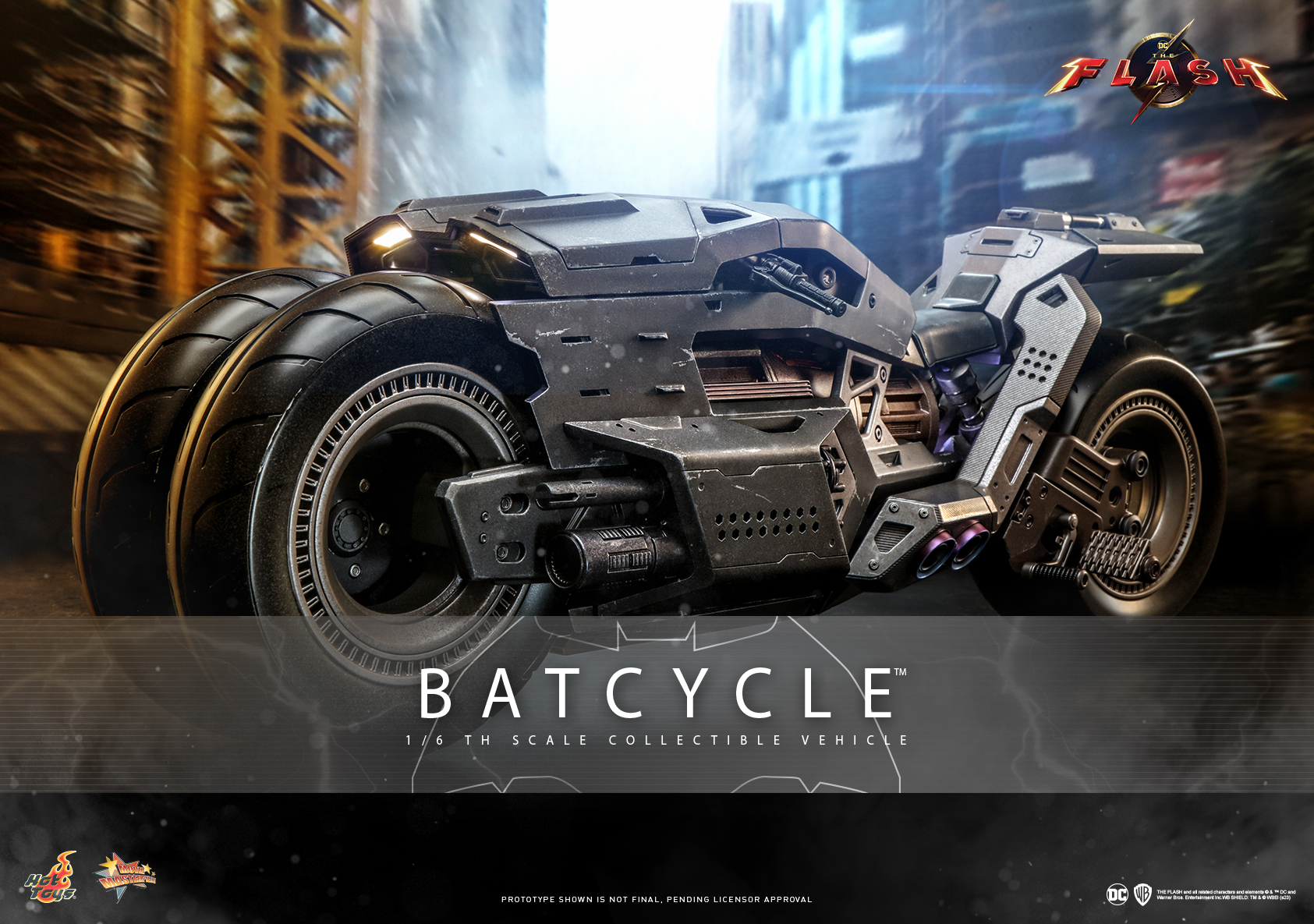 Hot Toys - The Flash - Batcycle_Poster