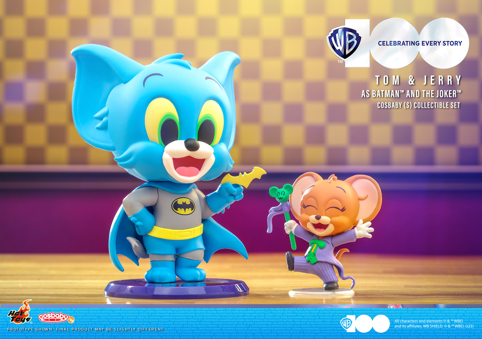 Hot Toys - WB100 - Tom & Jerry - Batman & Joker Cosbaby_PR1