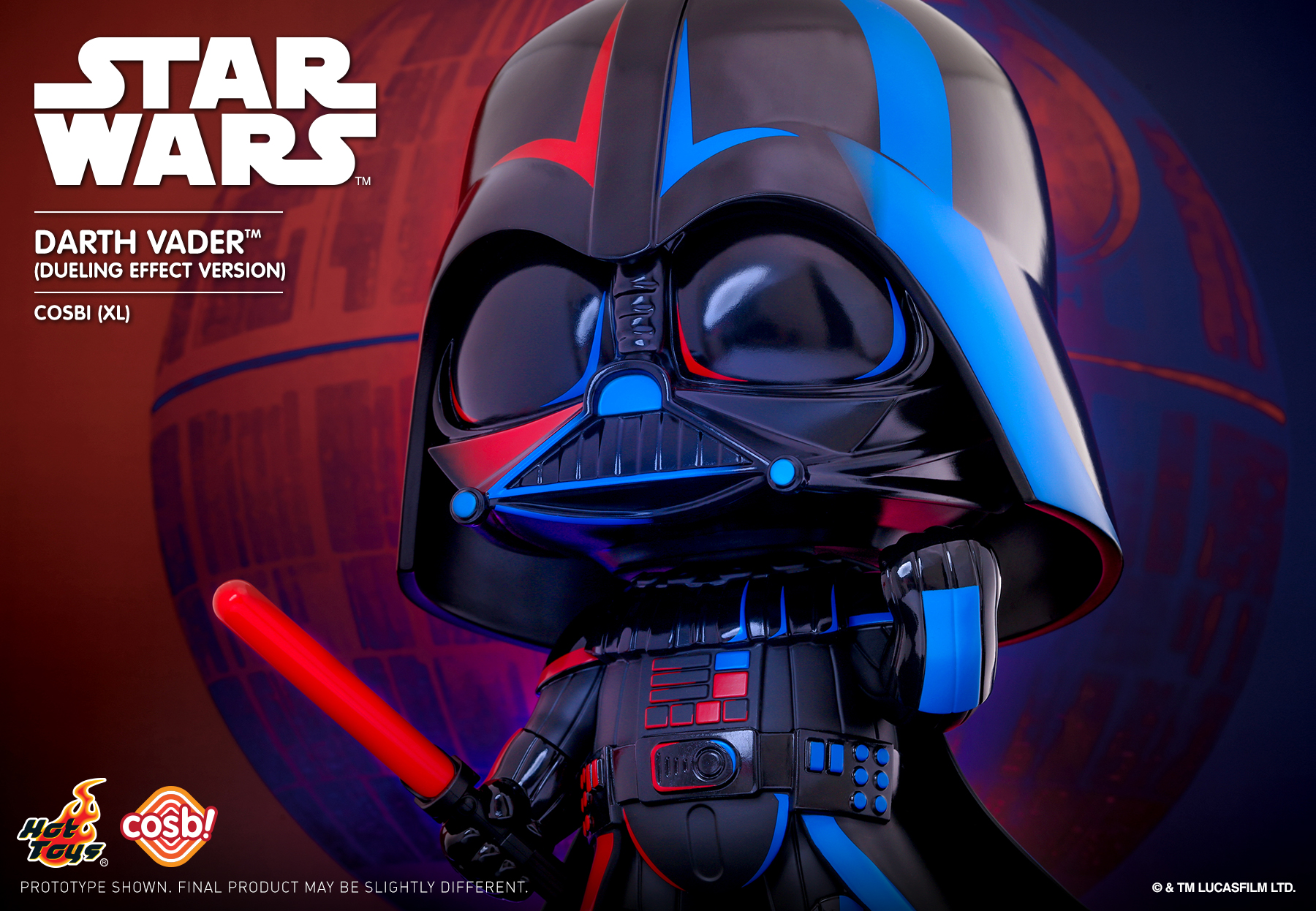 HotToys Cosbi(XL) CBX126 Darth Vader Dueling Effect Version(Star Wars Episode Ⅳ : A New Hope)