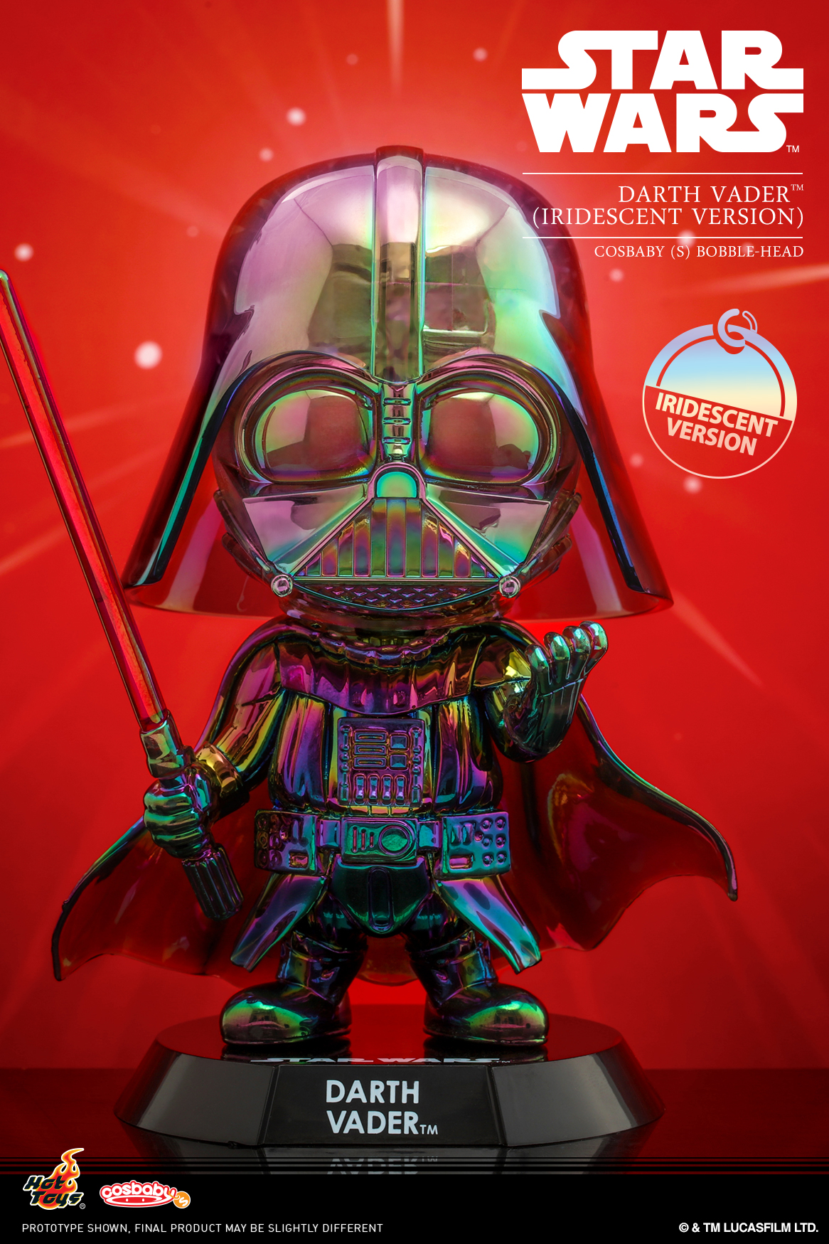 HotToys CosBaby COSB1025 Darth Vader Iridescent Version(Star Wars Episode Ⅳ : A New Hope)