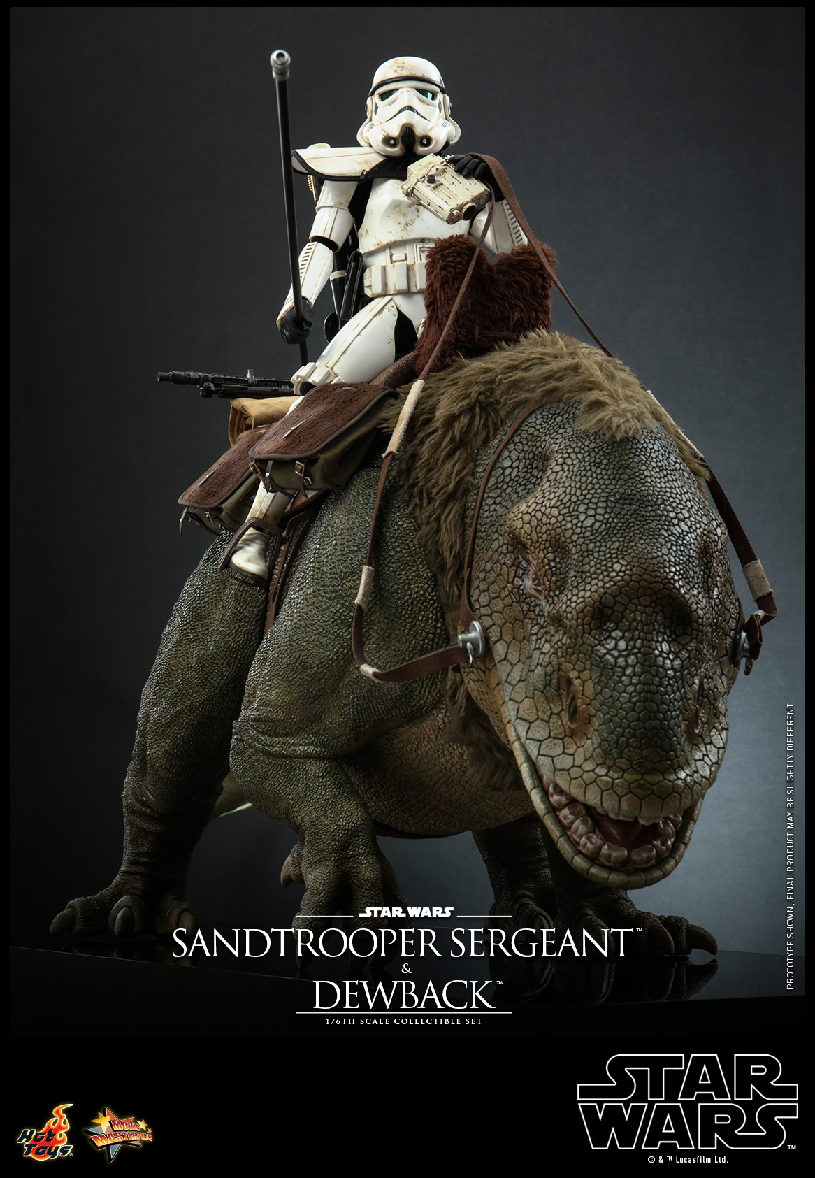 HotToys 1/6 Figure MMS722 Sandtrooper Sergeant and Dewback(Star Wars Episode IV : A New Hope)