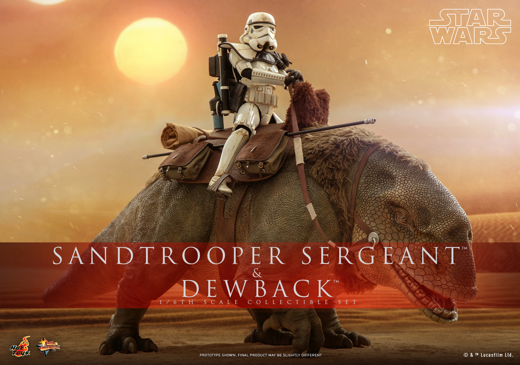 Hot Toys - SWANH -Sandtrooper Sergeant and Dewback Collectible Set_Poster
