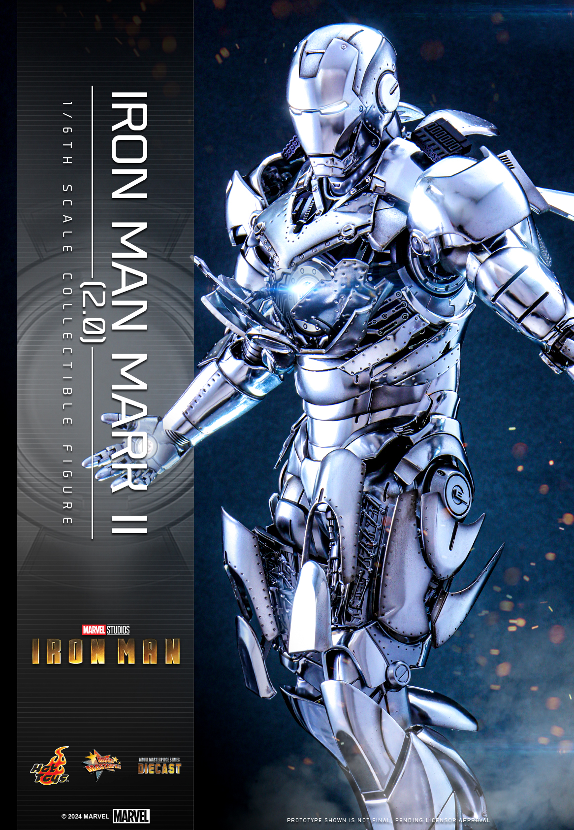 Hot Toys - IM - Iron Man Mark II (2.0) collectible figure_Poster