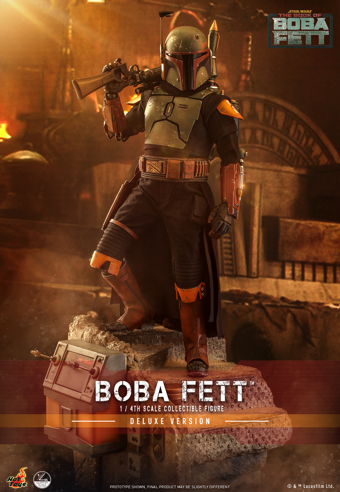 Hot Toys - The Book of Boba Fett - 1-4 Boba Fett collectible figure (Deluxe)_Poster